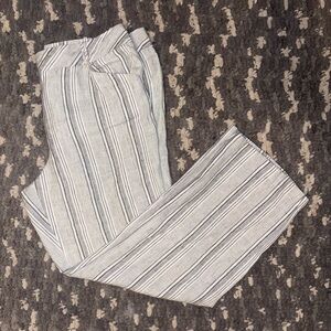 Striped Gray Women's Pants - szL (P24)
